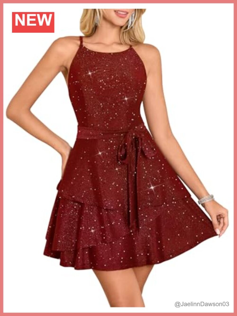 Sparkly Sequin Homecoming Dress A Line Halter Short Prom Cocktail